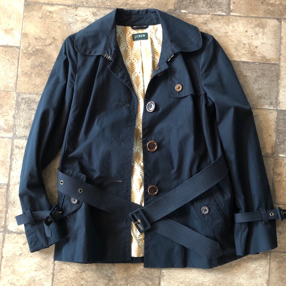 J Crew spring trench coat size 4
